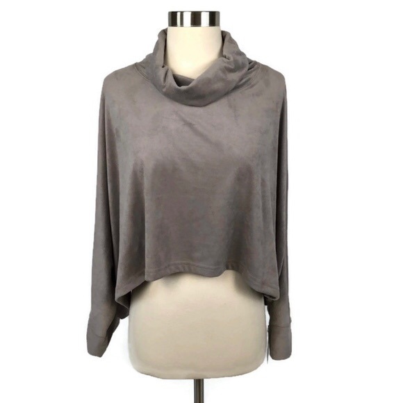 Lime & Vine Faux Suede Cowl Neck!! - Picture 2 of 4